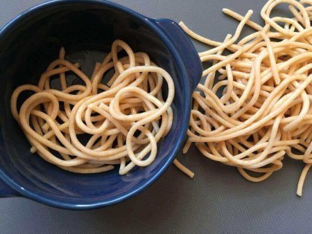 Отварные спагетти для запеканки